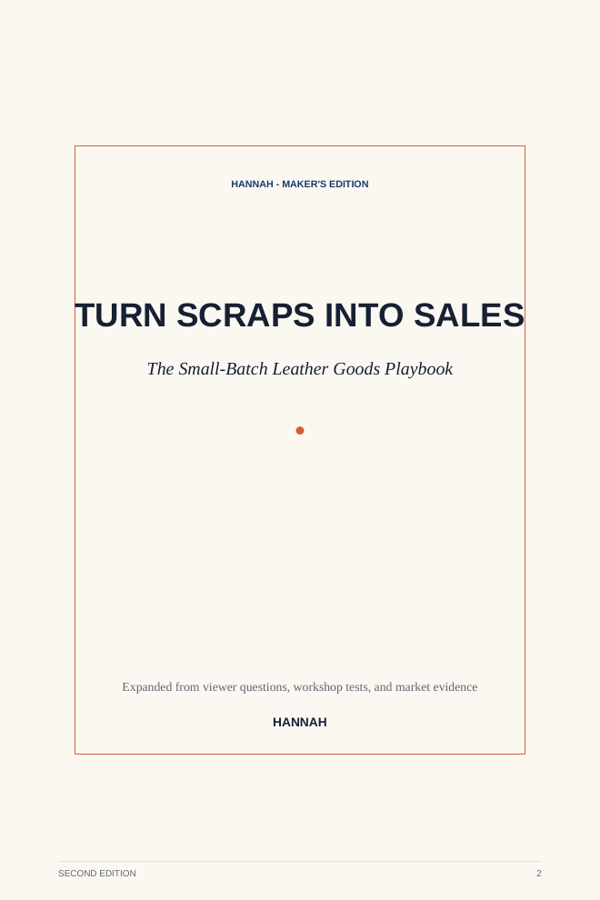 Page 2 — Turn Scraps into Sales